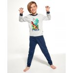 Cornette Kids Boy T Rex Chlapecké pyžamo melanž – Zboží Dáma