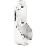 Walteco Držák ovalné šatní tyče 30x15 mm se 3 montážními otvory chrom, 2 ks 92183 – Hledejceny.cz