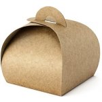 PartyDeco Krabička malá oblá přírodní 10 ks - dárkové krabičky – Hledejceny.cz