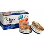 Schesir Small Natural tuňák a mořský vlk 6 x 50 g – Sleviste.cz