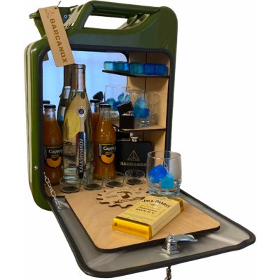 Barcanox Kanystr bar khaki se zrcadlem padací most – Hledejceny.cz