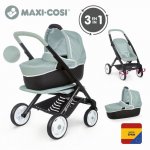 Smoby Kombinovaný kočárek Maxi Cosi pro panenky zelenošedý 253120 – Zboží Mobilmania