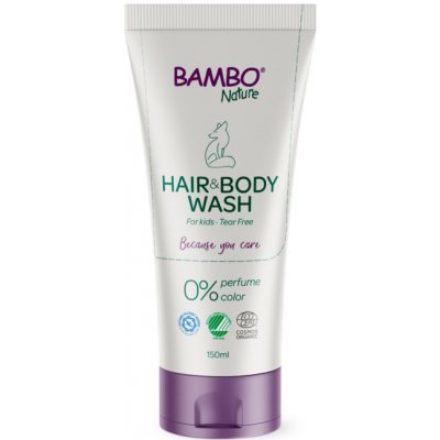 Bambo Nature Dětský sprchový gel na vlasy a tělo 150 ml – Zbozi.Blesk.cz