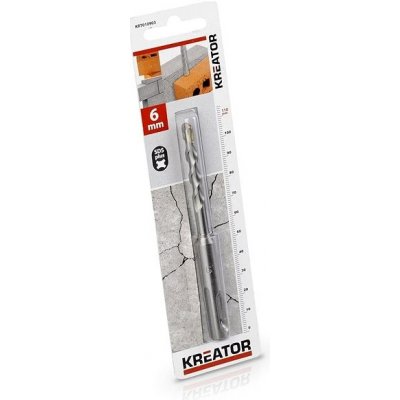 Kreator KRT010903 Vrták SDS PLUS do betonu 6x110 mm KRT010903 – Zboží Mobilmania