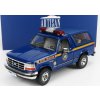 Model Greenlight Bronco Ford usa Xlt New York State Police Department 1996 Blue 1:18