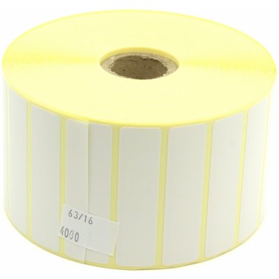 Etiketa na kotouči 63x16mm, papírová – Zboží Živě