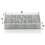 Filtr, vzduch v interiéru MANN-FILTER CUK 2030 – Hledejceny.cz