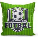 Sablio Polštář Žiju pro fotbal 40x40 – Zboží Mobilmania