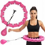 Lewer Hula hoop s výstupky 50 cm růžové – Hledejceny.cz