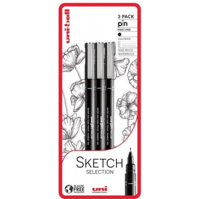 Uni Pin Sada linerů - Sketch Selection 3 ks - OFFICE LINE – Zboží Dáma