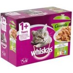 Whiskas Pure Delight hovězí a kuře a losos a tuňák v želé 12 x 85 g – Hledejceny.cz