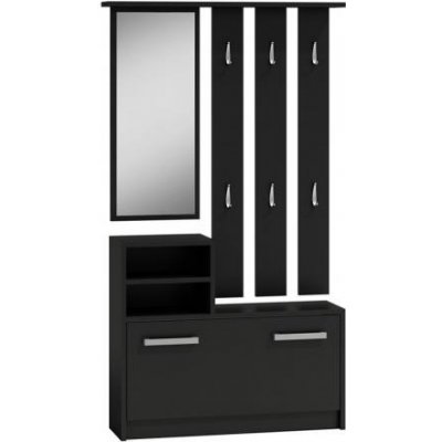 DobreSny Předsíňová stěna ERVIN černá – Hledejceny.cz