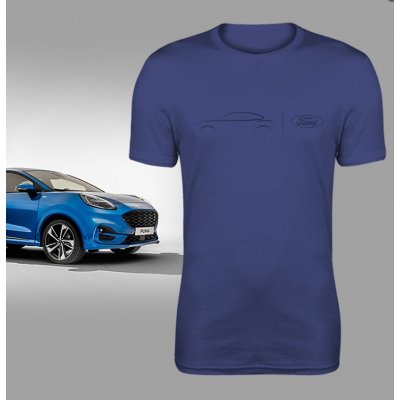Puma tričko Ford modrá