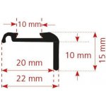 Rohová krycí lišta Hüttenbrauck, 5 m – Sleviste.cz