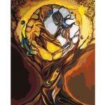 MALUJEŠ Malování podle čísel OBRAZY OD LENKY ABSTRAKCE DVOU ŽEN Rozměr 40 x 50 cm Rámování vypnuté plátno na rám – Zboží Dáma