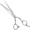 Kadeřnické nůžky Olivia Garden SilkCut PRO Shear 6,5´ Silver kadeřnické nůžky pro praváky