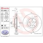 Brzdový kotouč BREMBO 09.8485.11