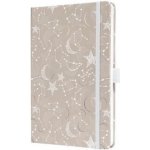 Sigel Jolie J6349 A5 týdenní 2026 Cosmic Fantasy Beige – Zboží Dáma