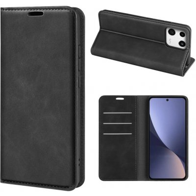 For Xiaomi 13 Retro-skin Magnetic Suction Leather Phone Case(Black)