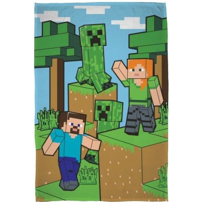 HALANTEX Deka Minecraft zelená 356