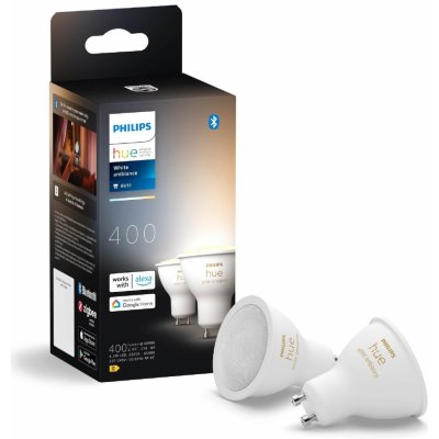 Hue WA sada 2x žárovka LED GU10 4,2W 400lm 2200-6500K CRI80 IP20 – Hledejceny.cz