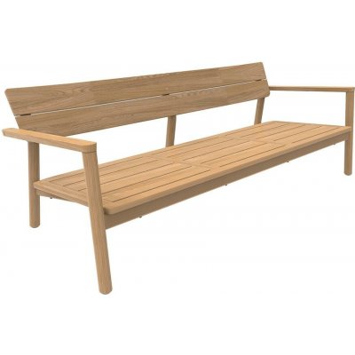 Jati Kebon Teaková Lynn Teak 198x785x686 cm teak bez sedáku – Hledejceny.cz