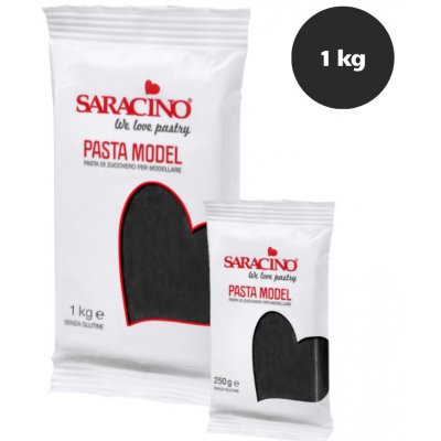 Saracino Modelovací hmota černá 1 kg – Zboží Dáma