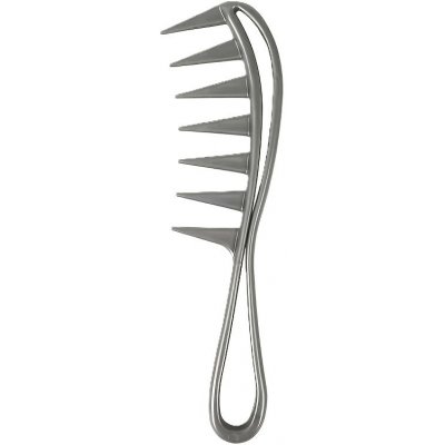 Kanekalon Shop Hřeben na vlnité vlasy Šedá – Zboží Dáma