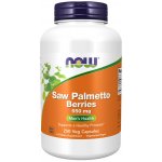 NOW Foods Saw Palmetto Berries 550 mg 250 rostlinných kapslí – Hledejceny.cz
