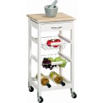 Kesper 25814 Kuchyňský vozík s pracovní deskou, 77 x 36 x 36 cm – Hledejceny.cz