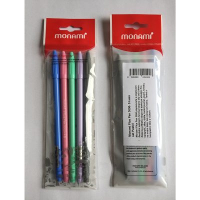 Monami Plus Pen 3000 Pastel 5 ks – Zboží Mobilmania