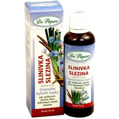 Dr.Popov Slinivka Slezina originální bylinné kapky 50 ml – Zboží Mobilmania