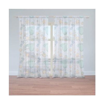 Sablio Záclony Dětské oblečky: 2ks 150x250cm – Hledejceny.cz