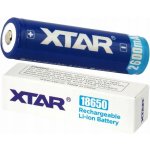 Baterie XTAR 18650 3,7V Li-ion 2600mAh s ochranou – Sleviste.cz