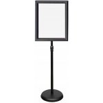 Informační stojan na menuboard A4 na plakát, černý – Zbozi.Blesk.cz