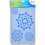 Plastová šablona 20x30cm květy 1 – Zboží Dáma