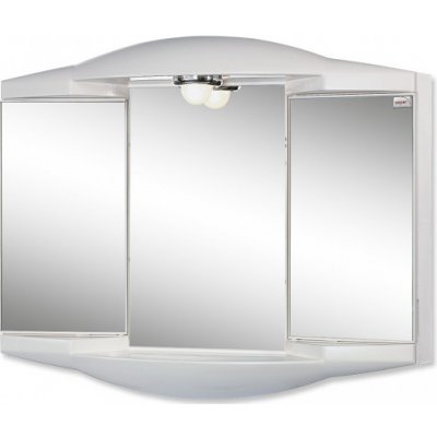 Jokey Chico GL bílá zrcadlová skříňka plastová 288212020-0110 – Zboží Mobilmania