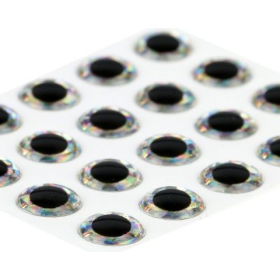 Sybai Epoxidové Oči 3D Epoxy Eyes Holographic Silver 7 mm – Hledejceny.cz