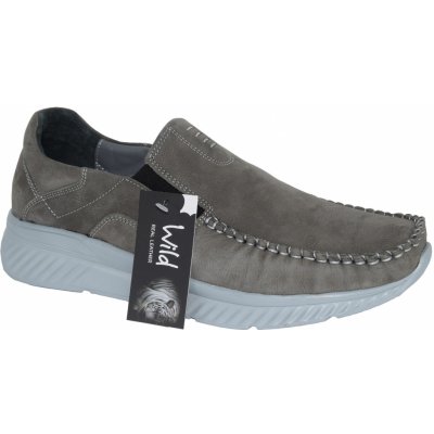 Wild pánské mokasíny 720 šedá – Zbozi.Blesk.cz