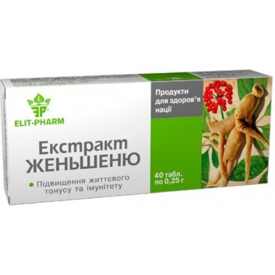 Elit Pharm Ženšen s lékořicí 80 tablet – Hledejceny.cz