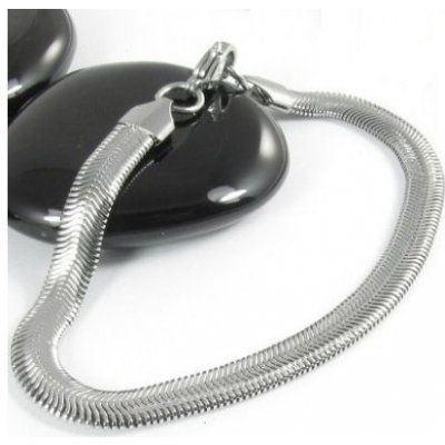 Prosperk náramek ocelový had plochý 12555/19C – Zboží Dáma