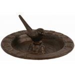 Esschert Design Napajedlo pro ptáky Hours 9 x 24 cm litina hnědá – Hledejceny.cz