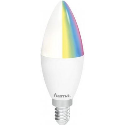 Hama SMART WiFi LED E14, 5, 5 W, RGBW, stmívatelná