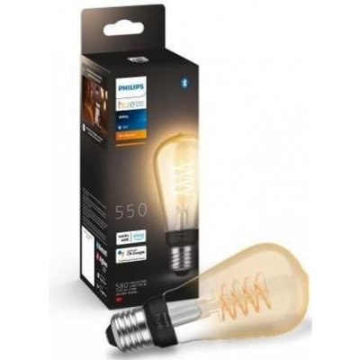 Philips LED Stmívatelná žárovka Hue WHITE FILAMENT ST64 E27/7W/230V 2100K – Zbozi.Blesk.cz