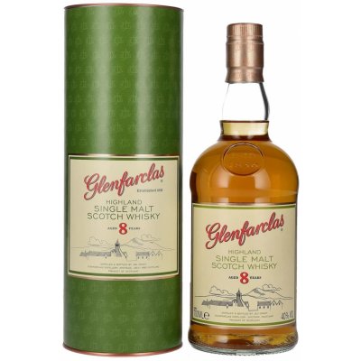 Glenfarclas Highland Single Malt Scotch Whisky 8y 40% 0,7 l (tuba) – Hledejceny.cz
