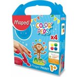 Maped Prstové barvy Color'Peps 4 barvy 80 ml – Zboží Mobilmania