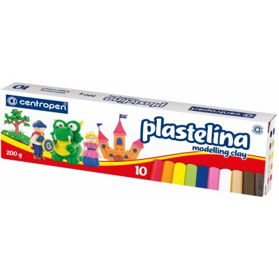 Centropen Plastelína 9560, 10 ks