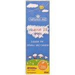 Natures Aid Vitamín D3 kapky pro děti 200 IU 50 ml – Hledejceny.cz