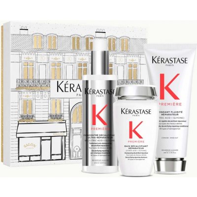 Kérastase Première dárková sada předšamponová péče 250 ml + šampon 250 ml + kondicionér 200 ml – Zboží Dáma