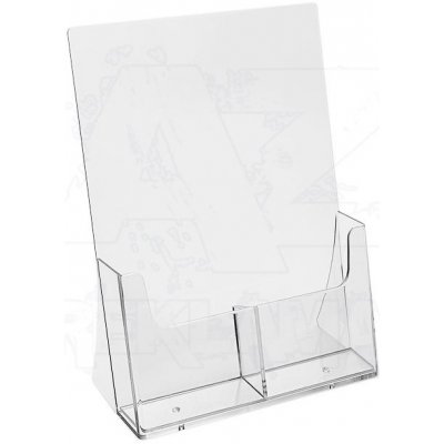 A-Z Reklama CZ plastový stojánek na letáky vedle sebe stojací 2 x DL 1/3A4 – Zboží Mobilmania